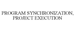 PROGRAM SYNCHRONIZATION, PROJECT EXECUTION trademark