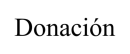 DONACIÓN trademark
