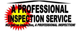 A PROFESSIONAL INSPECTION SERVICE NOT JUST AN INSPECTION, A PROFESSIONAL INSPECTION! trademark