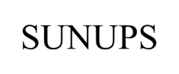 SUNUPS trademark