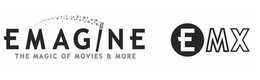 EMAGINE THE MAGIC OF MOVIES & MORE EMX trademark