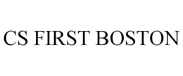 CS FIRST BOSTON trademark