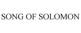 SONG OF SOLOMON trademark