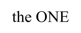 THE ONE trademark