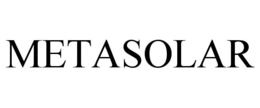 METASOLAR trademark