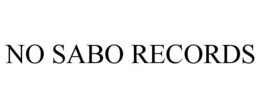 NO SABO RECORDS trademark