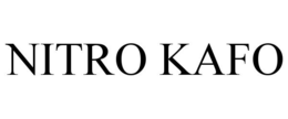 NITRO KAFO trademark