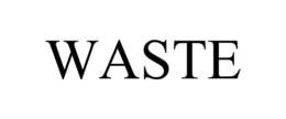 WASTE trademark