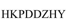 HKPDDZHY trademark
