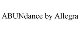 ABUNDANCE BY ALLEGRA trademark
