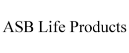 ASB LIFE PRODUCTS trademark