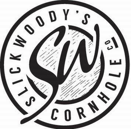 SW SLICK WOODY'S CORNHOLE CO. trademark