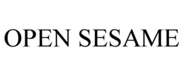 OPEN SESAME trademark