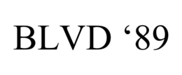 BLVD '89 trademark