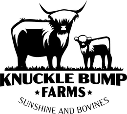 KNUCKLE BUMP FARMS SUNSHINE AND BOVINES trademark