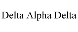 DELTA ALPHA DELTA trademark