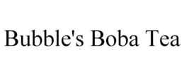 BUBBLE'S BOBA TEA trademark
