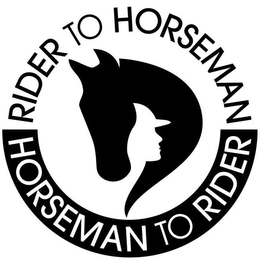 RIDER TO HORSEMAN HORSEMAN TO RIDER trademark