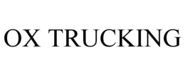 OX TRUCKING trademark