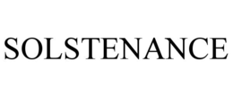 SOLSTENANCE trademark