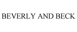 BEVERLY AND BECK trademark