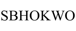 SBHOKWO trademark