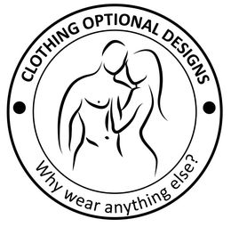 CLOTHING OPTIONAL DESIGNS WHY WEAR ANYTHING ELSE? trademark