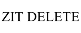 ZIT DELETE trademark