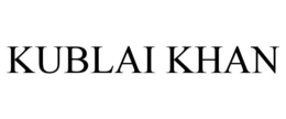 KUBLAI KHAN trademark