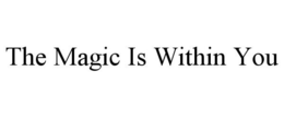 THE MAGIC IS WITHIN YOU trademark