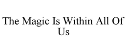 THE MAGIC IS WITHIN ALL OF US trademark