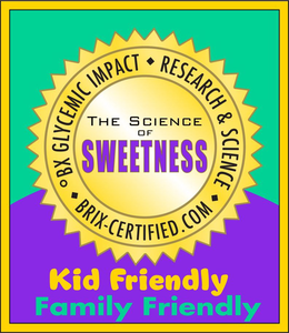 BX GLYCEMIC IMPACT RESEARCH & SCIENCE BRIX-CERTIFIED.COM THE SCIENCE OF SWEETNESS KID FRIENDLY FAMILY FRIENDLY trademark