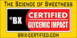 THE SCIENCE OF SWEETNESS BX CERTIFIED GLYCEMIC IMPACT BRIX-CERTIFIED.COM trademark