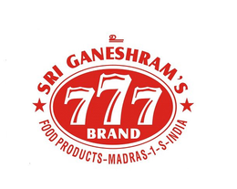 SRI GANESHRAM'S 777 BRAND FOOD PRODUCTS- MADRAS -1-S-INDIA trademark