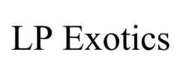 LP EXOTICS trademark