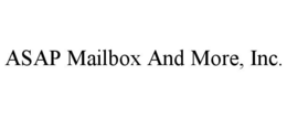 ASAP MAILBOX AND MORE, INC. trademark