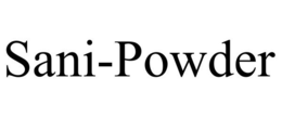 SANI-POWDER trademark