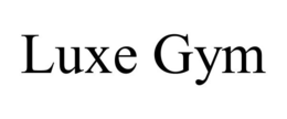 LUXE GYM trademark