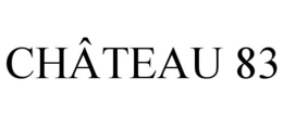 CHÂTEAU 83 trademark