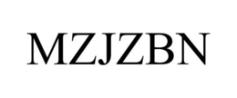 MZJZBN trademark