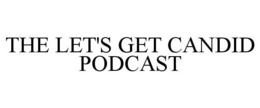 THE LET'S GET CANDID PODCAST trademark