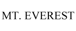 MT. EVEREST trademark