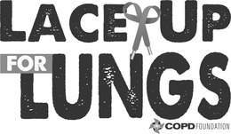 LACE UP FOR LUNGS COPD FOUNDATION trademark
