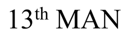 13TH MAN trademark