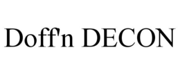 DOFF'N DECON trademark