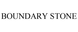 BOUNDARY STONE trademark