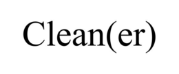 CLEAN(ER) trademark