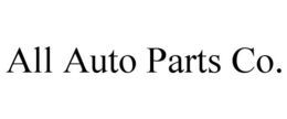ALL AUTO PARTS CO. trademark