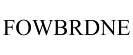 FOWBRDNE trademark