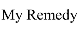 MY REMEDY trademark